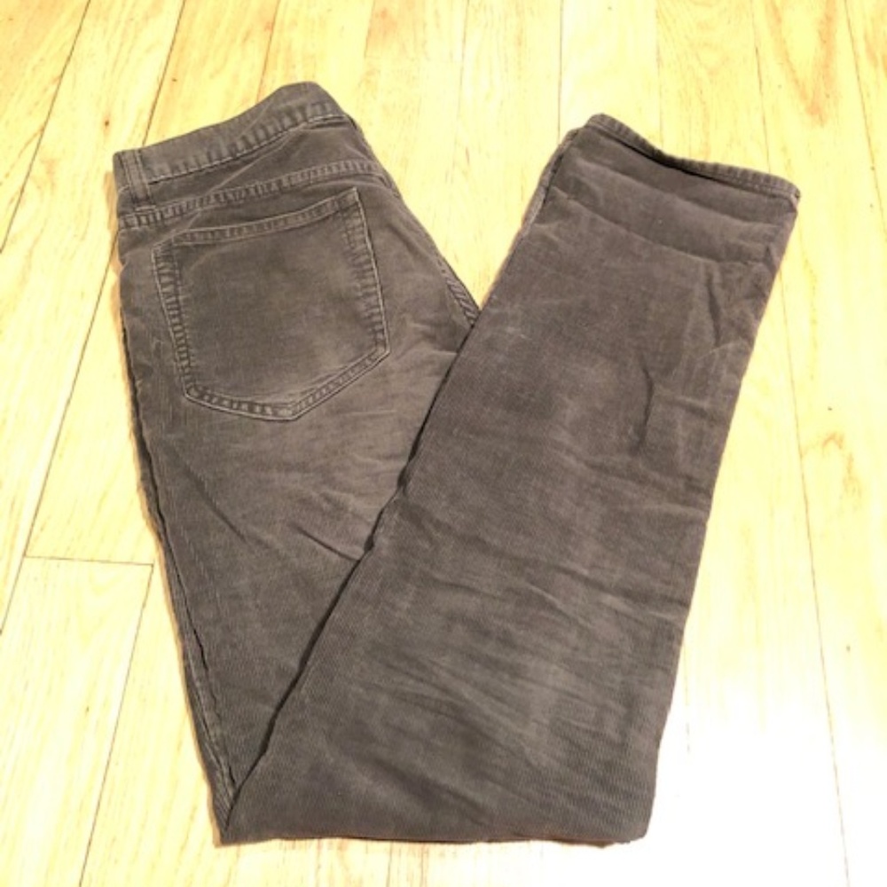 J Crew Grey Corduroy